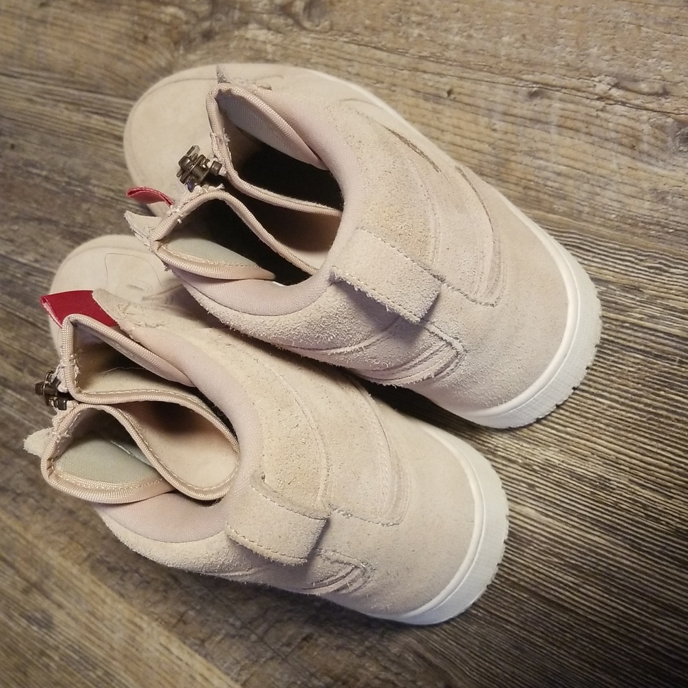 NIKE Air Jordan 10 Women Hightop Balarina Pink Suede Zip up EXCELLENT condition - Picture 8 of 17